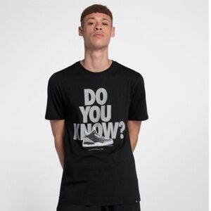 JORDAN Retro 3 "Black Cement" T-Shirt - S/M, Unisex